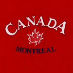 Canada Maple Leaf Embroidered Souvenir T-Shirt - Shop Online in Montreal