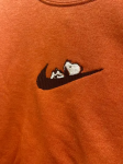 Vintage Nike X Snoopy 80s 90s Cartoon Crewneck Embroidered Sweatshirt - Limited Edition