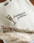 Champagne Dreams Embroidered Sweatshirt - Shop the Latest Collection Now!