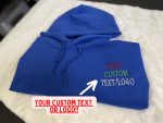 Personalized Embroidered Apparel: Sweatshirts, Hoodies, Tees