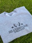 Embroidered F1 Circuit and Location Crewneck - Shop Online Now!