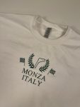 Stylish Embroidered Crewneck featuring F1 Monza Circuit Design