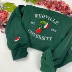 Shop the Coziest Embroidered Crewneck Sweatshirt for a Whoville Holiday