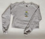 Stylish Embroidered Frog Sweatshirt - Comfy and Trendy Designs