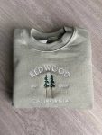 Stylish Redwood Embroidered Sweatshirt - Shop Online Now!