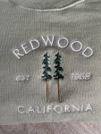 Stylish Redwood Embroidered Sweatshirt - Shop Online Now!