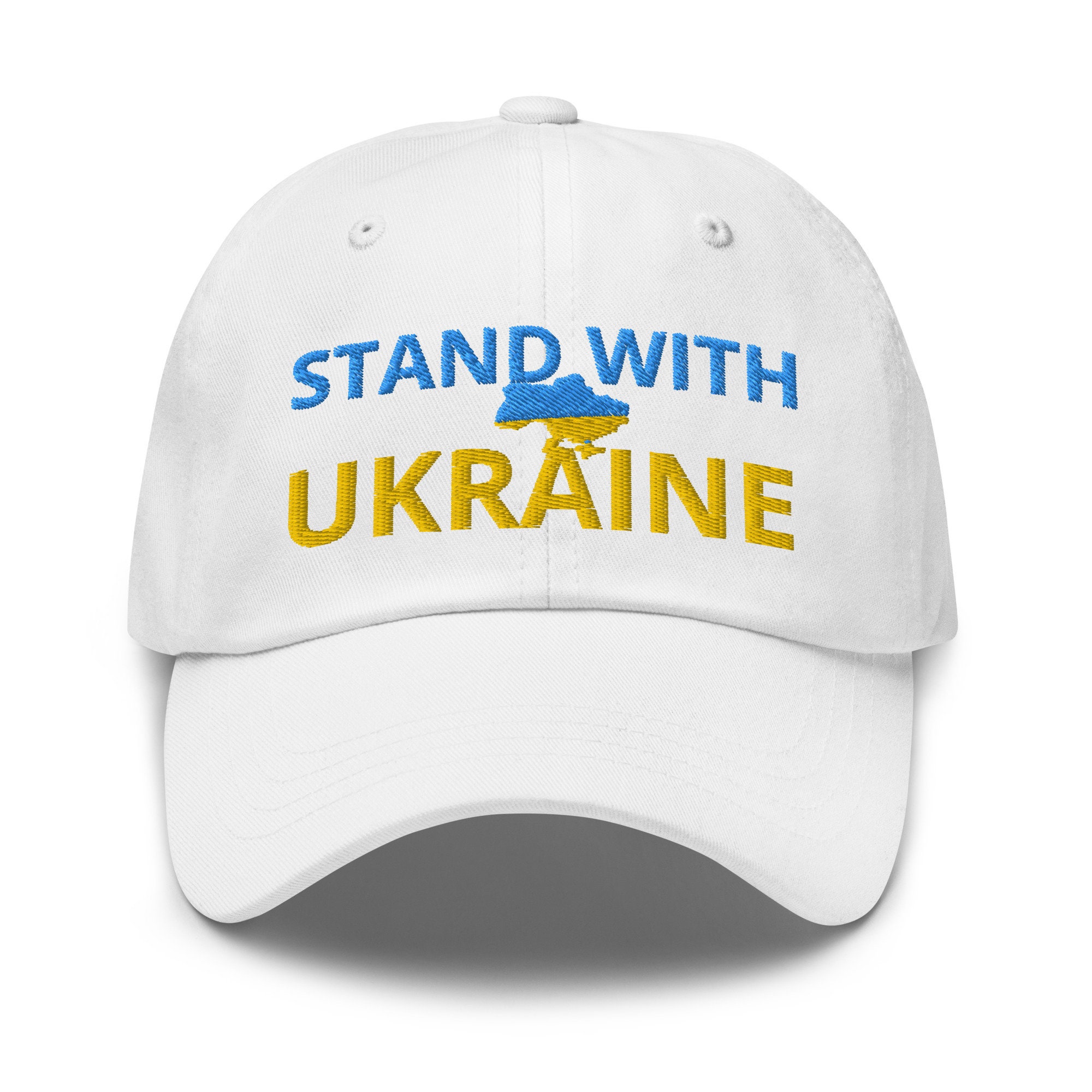 Ukraine Anti Putin Flag Embroidered Hat - Show Your Support!