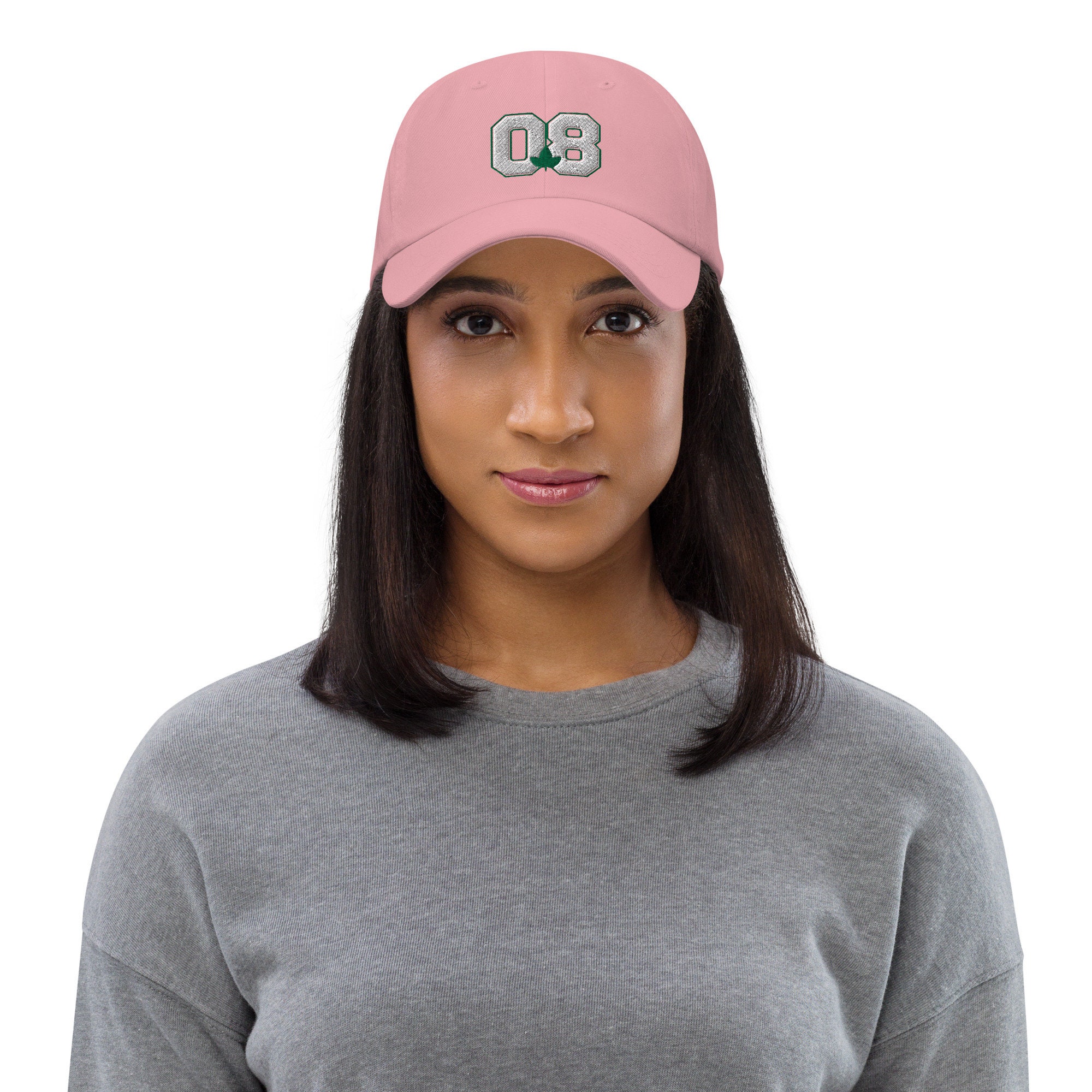 AKA 1908 Pink Founders Day Embroidered Hat - Alpha Kappa Sorority