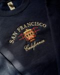 San Francisco Embroidered Unisex Crewneck Sweatshirt - Shop Now!