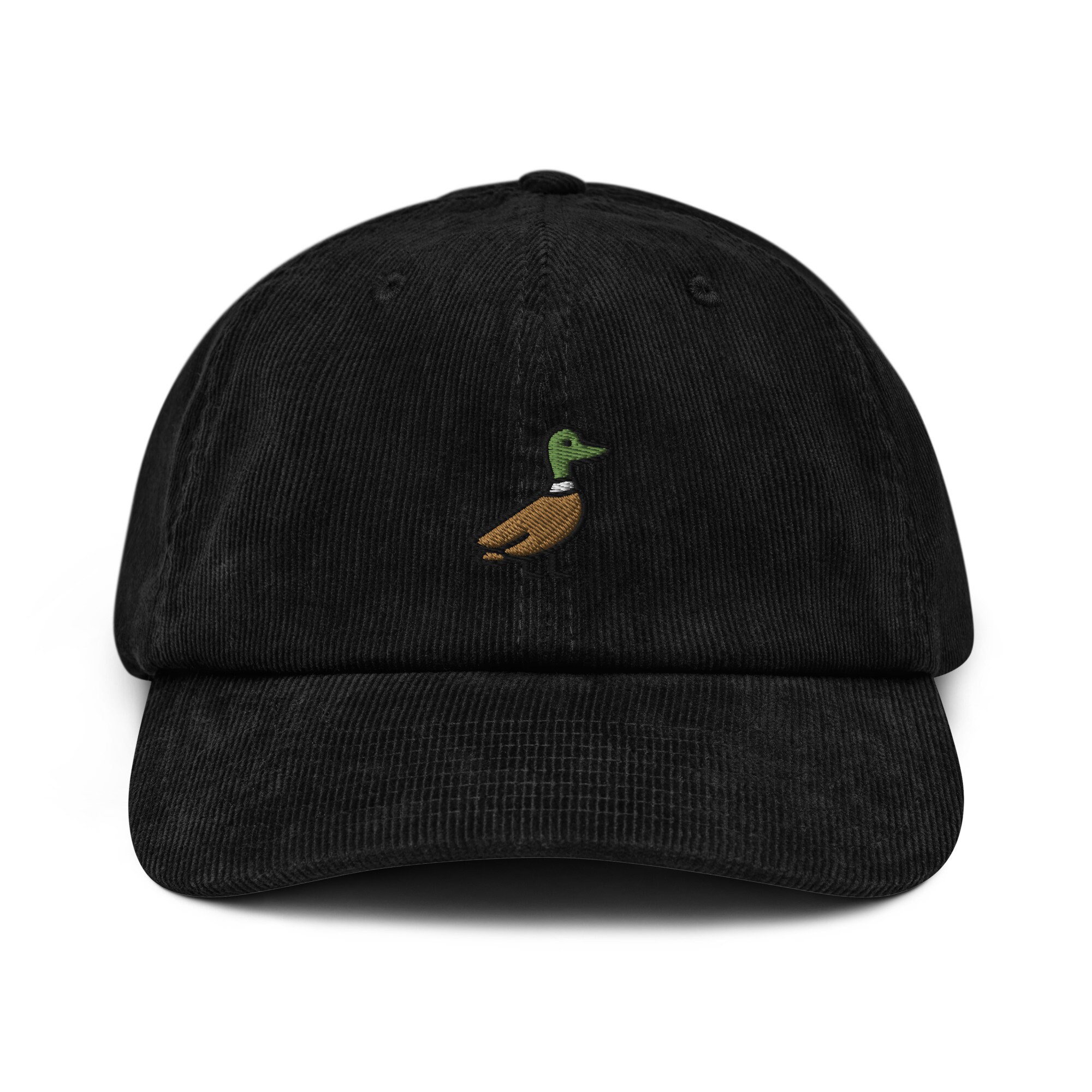 Stylish Embroidered Duck Corduroy Hat - Shop Online Now!