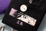 Trendy Embroidered Manga Anime Crewneck Sweatshirt - Get Inspired!