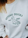 Sitting Ducks Club Embroidered Crewneck Sweatshirt - Premium Quality and Unique Designs