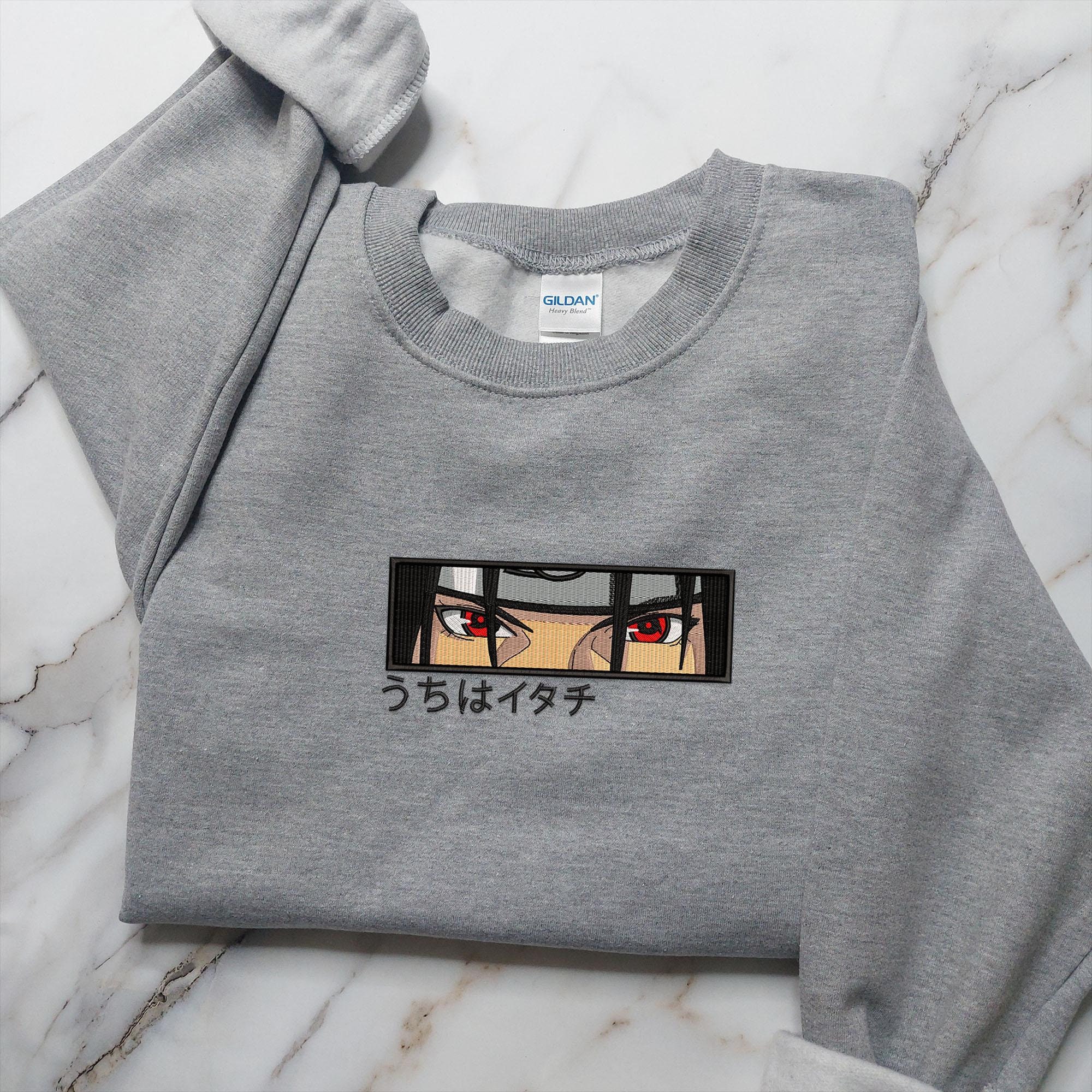 Limited Edition Itachi Anime Embroidered Shirt - Shop Online Now!