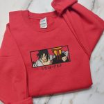 Stylish Anime Embroidered Hoodie, Sweatshirt, and Tee Collection