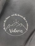 Stunning Embroidered Crewneck Sweatshirt from ACOTAR Velaris - Shop Now!