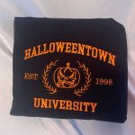 Halloween Embroidered Crewneck - Explore the Spooky Halloweentown Collection