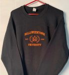 Halloween Embroidered Crewneck - Explore the Spooky Halloweentown Collection