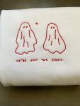 Spooky Halloween Ghost Embroidered Crewneck Sweatshirt - Limited Edition