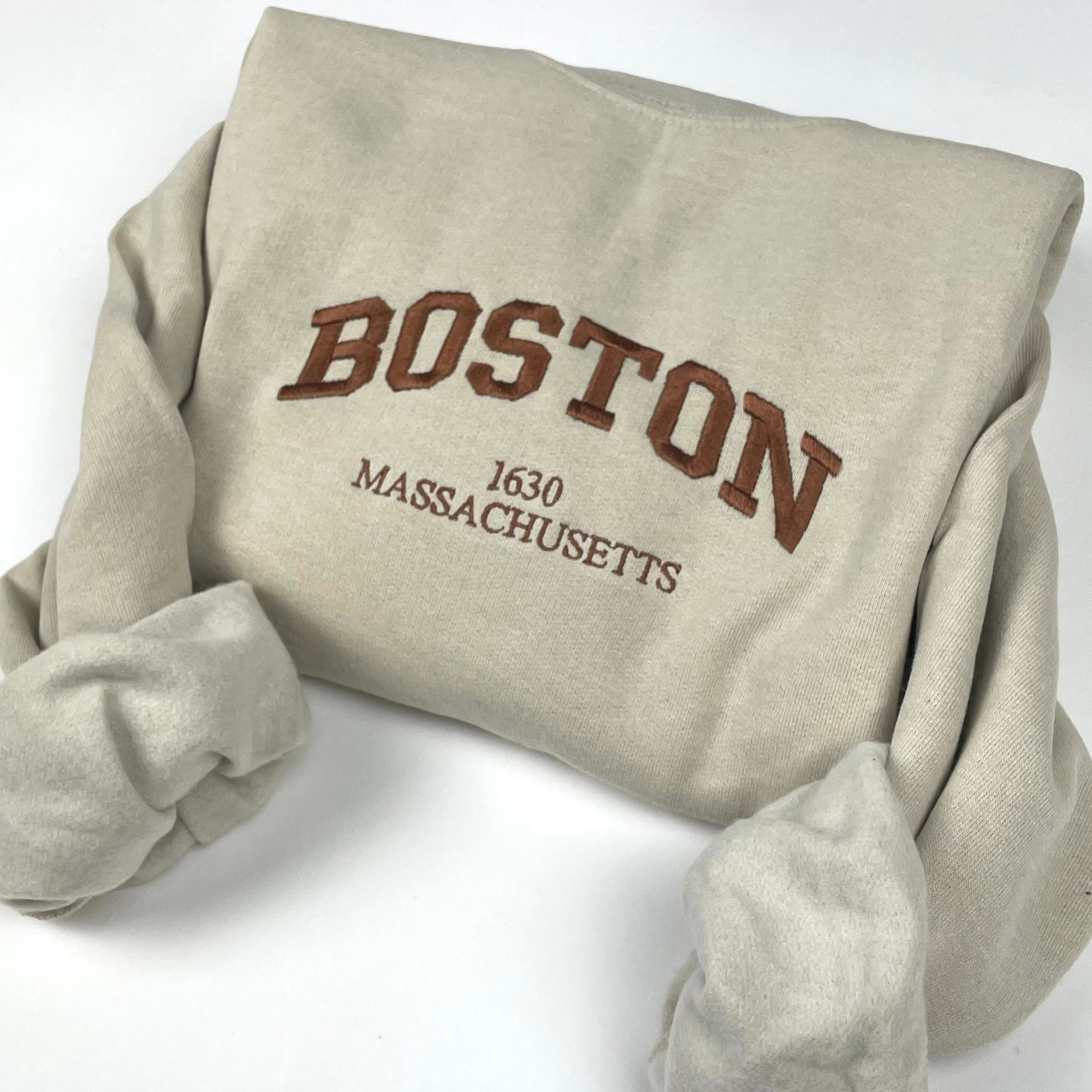 Stylish Embroidered Sweatshirts and Shirts for Sale - Custom Boston Collection