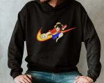 Stylish Anime Swoosh Embroidered Sweatshirt Hoodie - Shop Online Now!