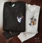 Embroidered Droid Couple Character Hoodie - Adorable and Unique