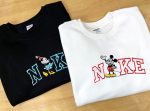 Nike Mickey X Minnie Couple Embroidered Sweatshirt - Unique and Stylish Online Store