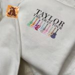 Taylor The Eras Tour Embroidered Sweatshirt - Exquisite Guitar Design