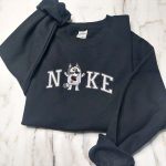 Shop the Trendiest Embroidered Bluey Sweatshirt with Nike Couple Muffin Socks