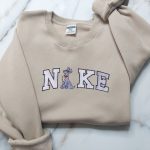 Nike Tramp X Lady Couple Embroidered Cartoon Sweatshirt - Unique and Stylish Embroidered Apparel