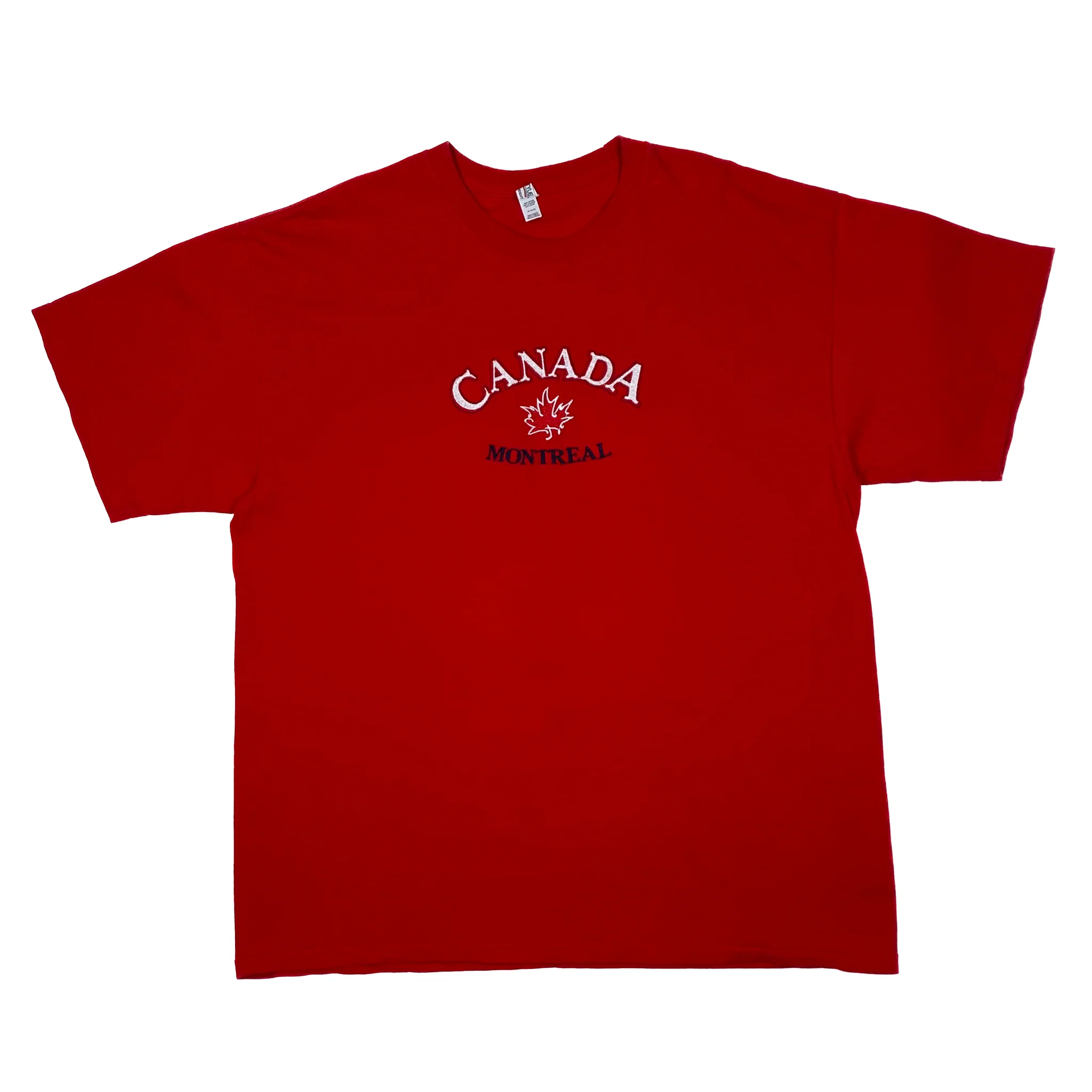 Canada Maple Leaf Embroidered Souvenir T-Shirt - Shop Online in Montreal