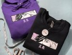 Trendy Embroidered Manga Anime Crewneck Sweatshirt - Get Inspired!