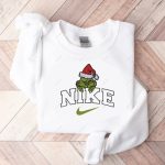 Nike Grinch Christmas Embroidered Sweatshirt - Festive Apparel for the Holiday Season