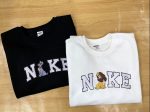 Nike Tramp X Lady Couple Embroidered Cartoon Sweatshirt - Unique and Stylish Embroidered Apparel