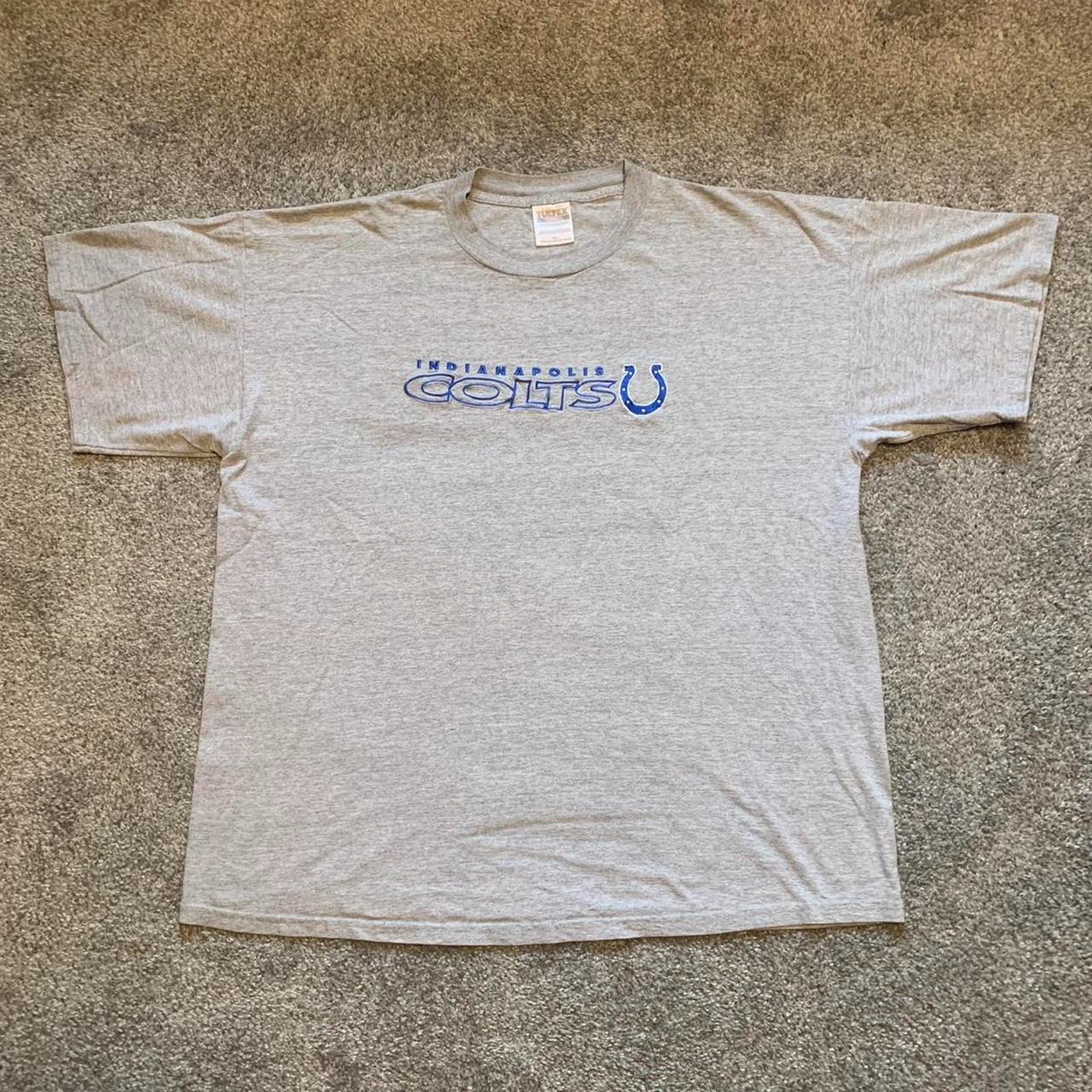 Vintage NFL Indianapolis Colts Football Embroidered T-Shirt - Y2K Collection