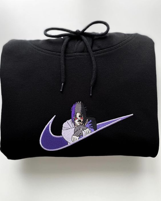 Sasuke Uchiha Embroidered Shirt - Exquisite Designs for the Ultimate Fan