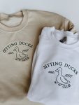 Sitting Ducks Club Embroidered Crewneck Sweatshirt - Premium Quality and Unique Designs